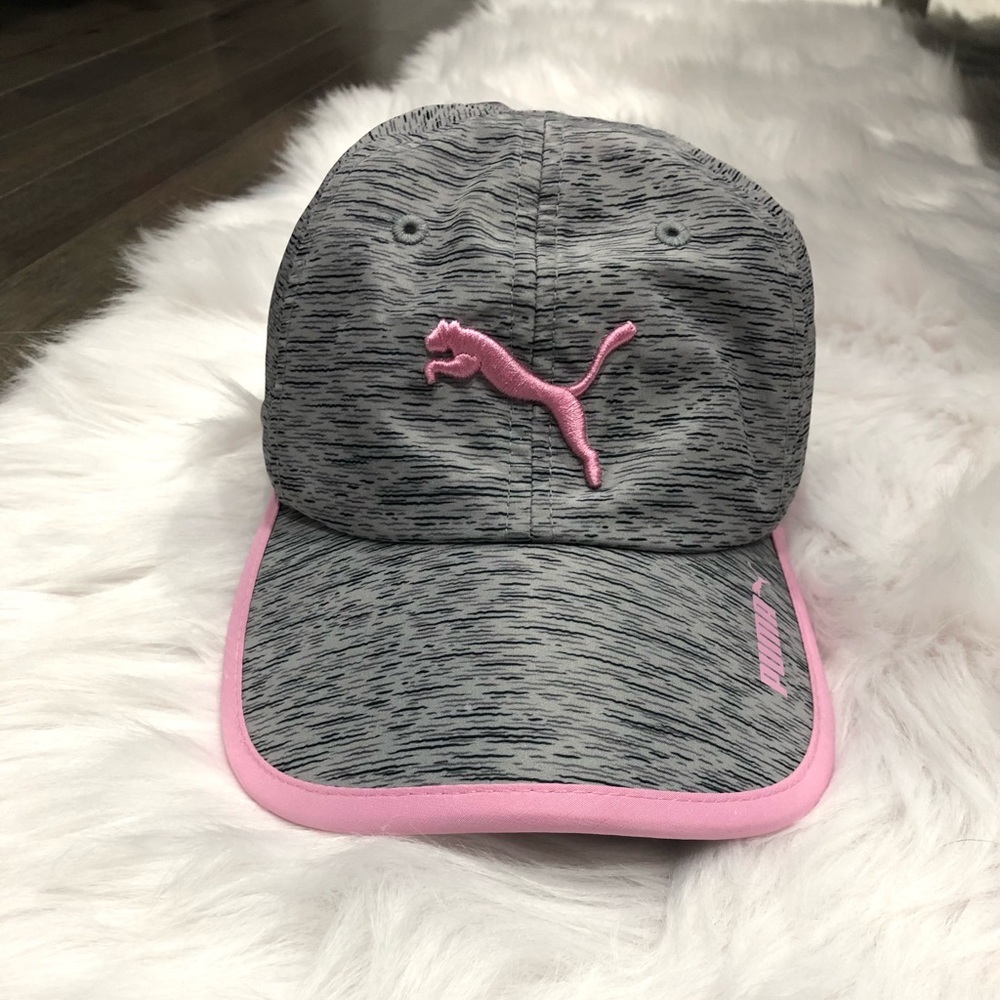 Puma Evercat Running Hat - Grey/Black/Pink - Adjustable Strap